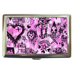 Pink Scene Kid Sketches Cigarette Money Case