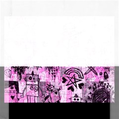 Pink Scene Kid Sketches Jigsaw Puzzle (rectangle) by ArtistRoseanneJones