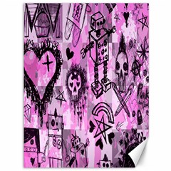 Pink Scene Kid Sketches Canvas 36  X 48  (unframed)