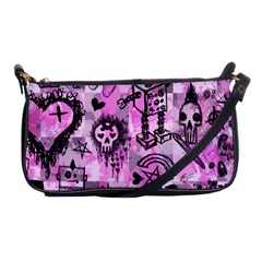 Pink Scene Kid Sketches Evening Bag by ArtistRoseanneJones