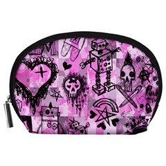 Pink Scene Kid Sketches Accessory Pouch (large)