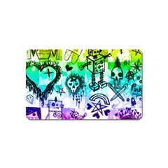 Rainbow Scene Kid Sketches Magnet (name Card)