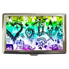 Rainbow Scene Kid Sketches Cigarette Money Case