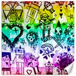 Rainbow Scene Kid Sketches Canvas 16  x 16  (Unframed) 15.2 x15.41  Canvas - 1