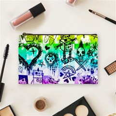 Rainbow Scene Kid Sketches Cosmetic Bag (medium)