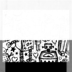 Robot Crowd Jigsaw Puzzle (rectangle) by ArtistRoseanneJones