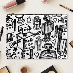 Robot Crowd Cosmetic Bag (xl)