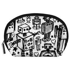 Robot Crowd Accessory Pouch (large)