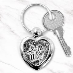 Robot Love Key Chain (heart)