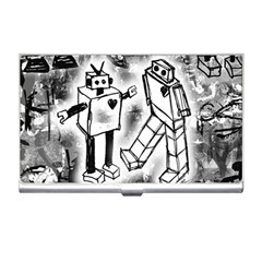 Robot Love Business Card Holder by ArtistRoseanneJones