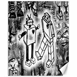 Robot Love Canvas 11  x 14  (Unframed) 10.95 x13.48  Canvas - 1