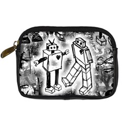 Robot Love Digital Camera Leather Case