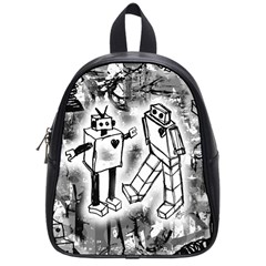 Robot Love School Bag (small)