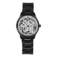 Robot Love Sport Metal Watch (black)