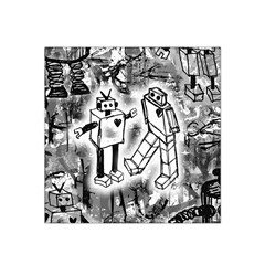 Robot Love Satin Bandana Scarf