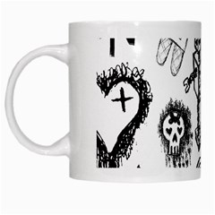 Scene Kid Sketches White Coffee Mug