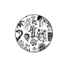 Scene Kid Sketches Golf Ball Marker (for Hat Clip)