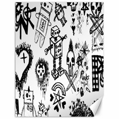 Scene Kid Sketches Canvas 12  X 16  (unframed)