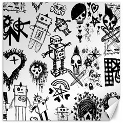 Scene Kid Sketches Canvas 16  X 16  (unframed) by ArtistRoseanneJones