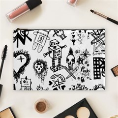 Scene Kid Sketches Cosmetic Bag (large)