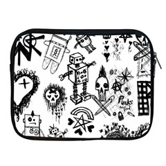 Scene Kid Sketches Apple Ipad Zippered Sleeve