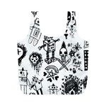 Scene Kid Sketches Reusable Bag (M) Back