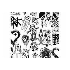 Scene Kid Sketches Double Sided Flano Blanket (mini)