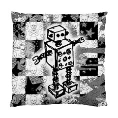 Sketched Robot Cushion Case (two Sided) 