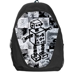 Sketched Robot Backpack Bag