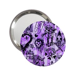 Purple Scene Kid Sketches Handbag Mirror (2 25 )