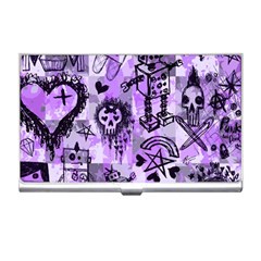 Purple Scene Kid Sketches Business Card Holder