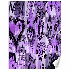 Purple Scene Kid Sketches Canvas 12  X 16  (unframed)