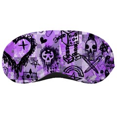 Purple Scene Kid Sketches Sleeping Mask