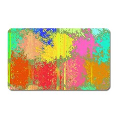 Colorful Paint Spots Magnet (rectangular)