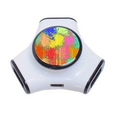 Colorful Paint Spots 3-port Usb Hub