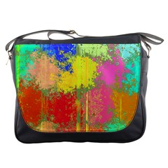 Colorful Paint Spots Messenger Bag