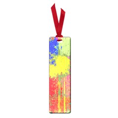 Colorful Paint Spots Small Book Mark