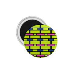 Pink,green,blue Rectangles Pattern 1 75  Magnet by LalyLauraFLM