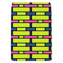 Pink,green,blue Rectangles Pattern Removable Flap Cover (s) by LalyLauraFLM