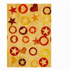 Shapes On Vintage Paper Small Garden Flag