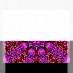 Pink Fractal Kaleidoscope  Jigsaw Puzzle (rectangle) by KirstenStar