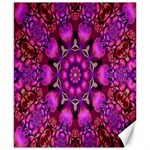 Pink Fractal Kaleidoscope  Canvas 8  x 10  (Unframed) 8.15 x9.66  Canvas - 1