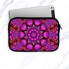 Pink Fractal Kaleidoscope  Apple Ipad Mini Zippered Sleeve