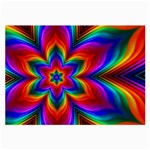 Rainbow Flower Glasses Cloth (Large, Two Sided) Back