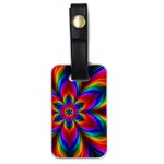 Rainbow Flower Luggage Tag (One Side) Front