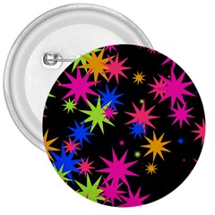 Colorful Stars Pattern 3  Button