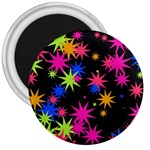 Colorful stars pattern 3  Magnet Front