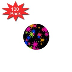 Colorful Stars Pattern 1  Mini Button (100 Pack) 