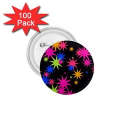 Colorful Stars Pattern 1 75  Button (100 Pack) 