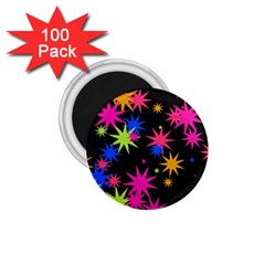 Colorful Stars Pattern 1 75  Magnet (100 Pack)  by LalyLauraFLM